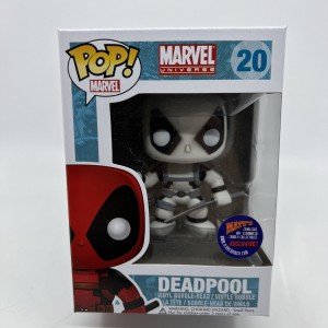 Funko Pop! Vinyl Marvel #20 Black & White Deadpool Matt's Cavalcade of Comics Limited Edition Figure