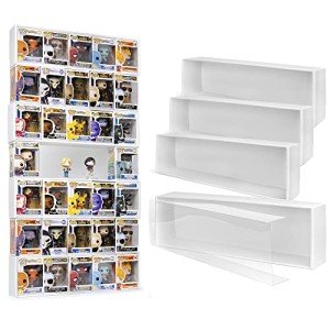 Stackable Vinyl Figure Display Case for 20 Pops
