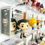Transparent Wall Shelves for Vinyl Figure Display
