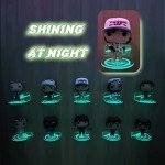 10 Transparent Acrylic Shelves for Vinyl Figures