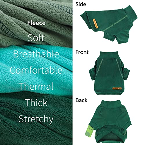 Fitwarm 3-Pack Turtleneck Fleece Dog Sweaters