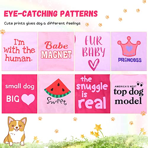 Cute Printed Dog Shirts for Small Pets