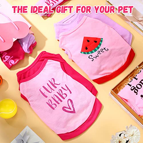 Cute Printed Dog Shirts for Small Pets