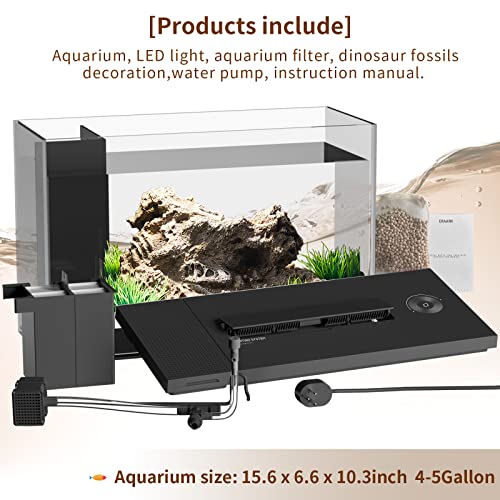 Self-Cleaning 5 Gallon Betta Fish Tank Kit