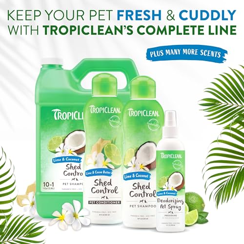 TropiClean Lime Coconut Dog Shampoo & Conditioner Set