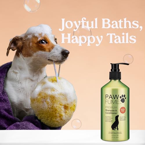 Hypoallergenic Pawfume Dog Shampoo and Conditioner