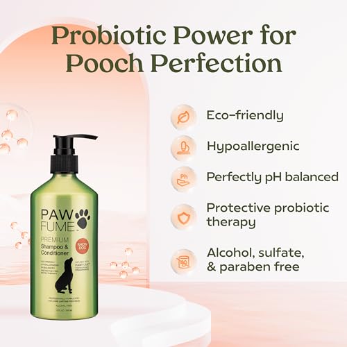 Hypoallergenic Pawfume Dog Shampoo and Conditioner