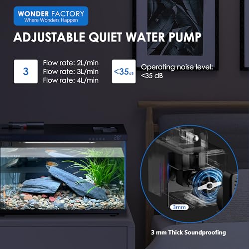 5 Gallon Self-Cleaning Smart Fish Tank Kit