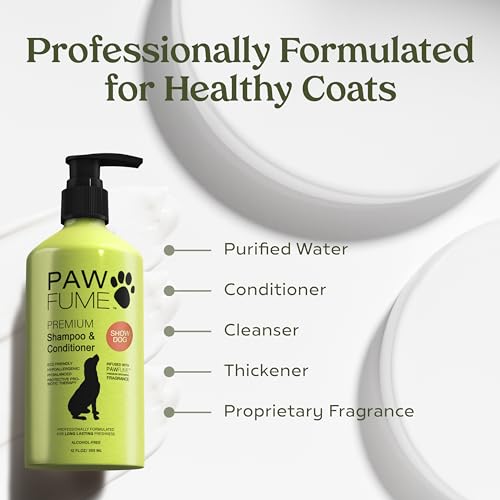 Hypoallergenic Pawfume Dog Shampoo and Conditioner