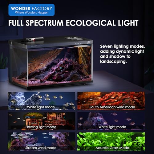 5 Gallon Self-Cleaning Smart Fish Tank Kit