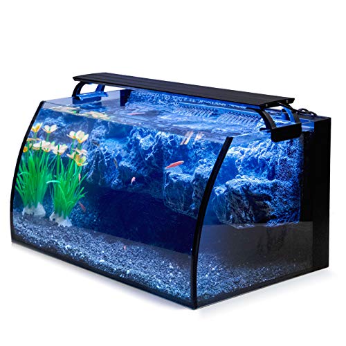 Hygger 8 Gallon Curved LED Aquarium Kit