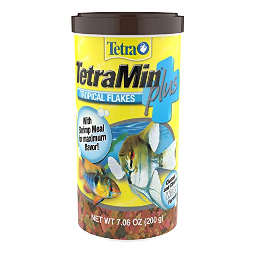 TetraMin Plus Tropical Fish Flakes, 7.06 Ounce