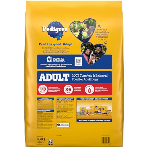 Pedigree Grilled Steak & Veggie Dog Food, 18 lb