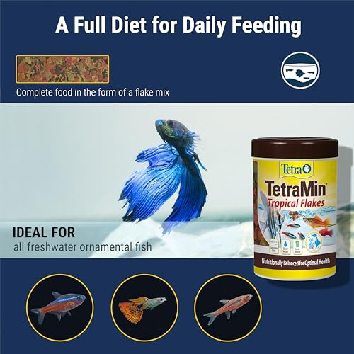 TetraMin Tropical Flake Fish Food - Nutritionally Balanced