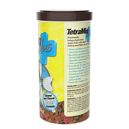 TetraMin Plus Tropical Fish Flakes, 7.06 Ounce