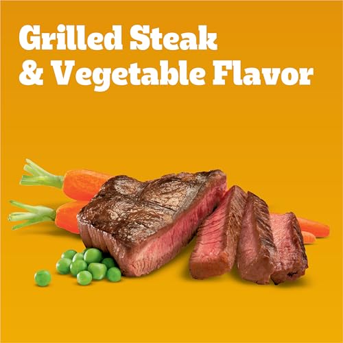 Pedigree Grilled Steak & Veggie Dog Food, 18 lb