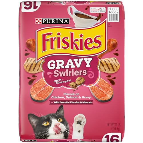 Purina Friskies Gravy Swirlers Dry Cat Food 16 lb