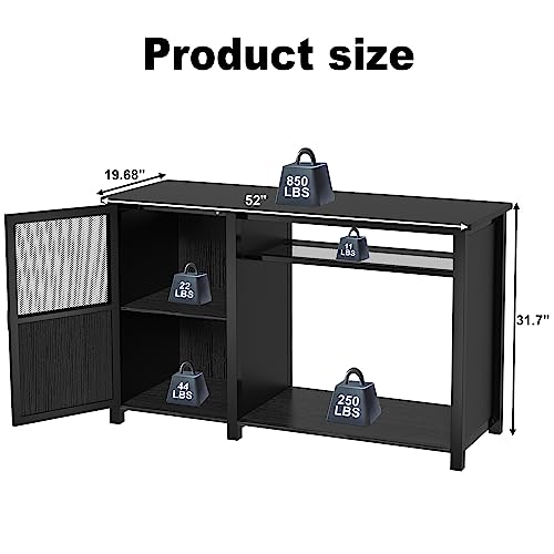 Heavy-Duty Metal Aquarium Stand for 55-75 Gallons
