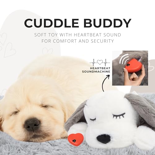 Calming Heartbeat Snuggle Puppy for Dog Anxiety