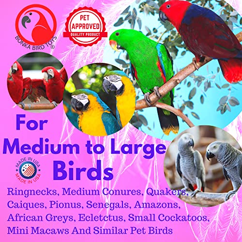 Colorful Chew Swing Perch Toy for Parrots