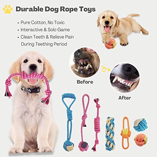 ESYLIF 20-Pack Dog Chew Toys for Puppies