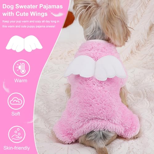 Cute Fleece Dog Pajamas for Small Pets