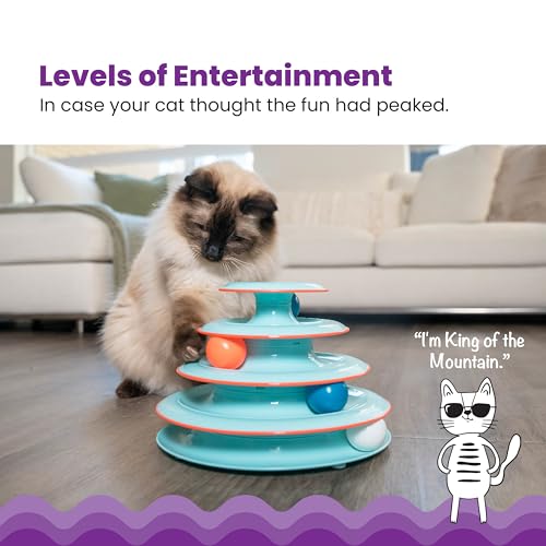 Catstages Meowtain Interactive 4-Tier Cat Toy