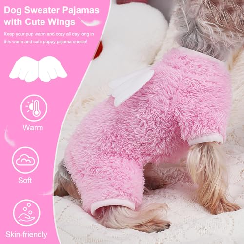 Cute Fleece Dog Pajamas for Small Pets