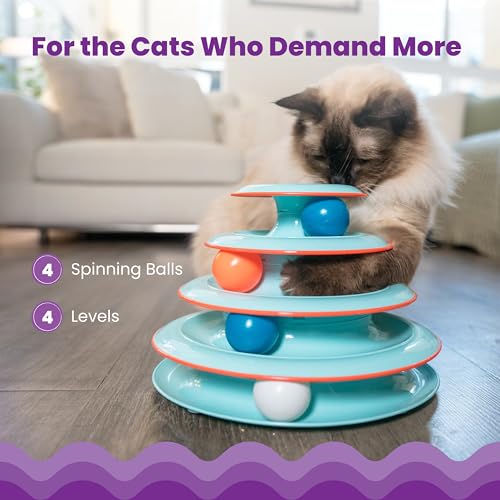 Catstages Meowtain Interactive 4-Tier Cat Toy