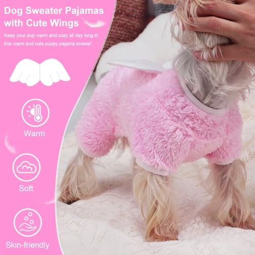Cute Fleece Dog Pajamas for Small Pets