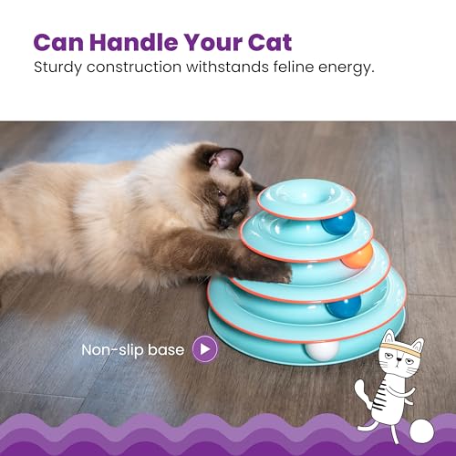 Catstages Meowtain Interactive 4-Tier Cat Toy