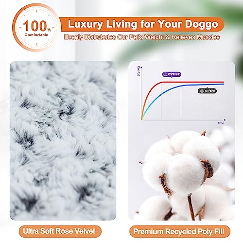 Deluxe Washable Dog Bed for Large Dogs