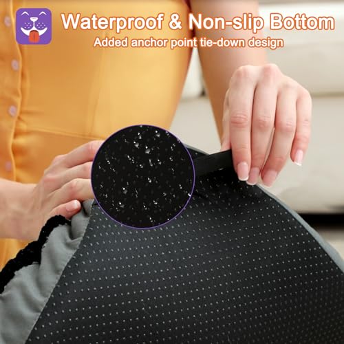 Deluxe Washable Dog Bed for Large Dogs