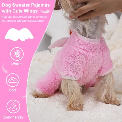Cute Fleece Dog Pajamas for Small Pets