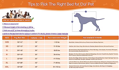 Deluxe Washable Dog Bed for Large Dogs