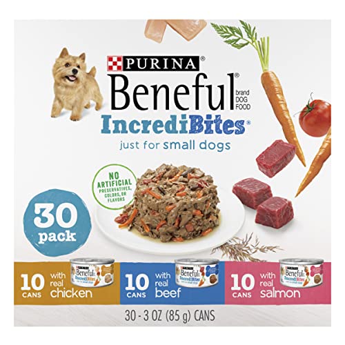 Small Breed Wet Dog Food Variety Pack - 30 Cans