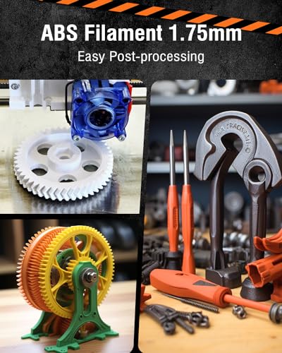 SUNLU Strong Black ABS Filament for FDM 3D Printers