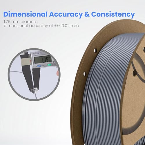 Black ELEGOO PLA 3D Printer Filament