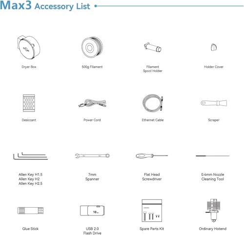 QIDI MAX3 3D Printer: High-Speed Large Format, Auto-Leveling