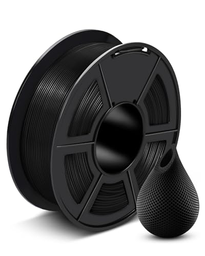 SUNLU PETG Filament 1.75mm - Black, Strong & Durable