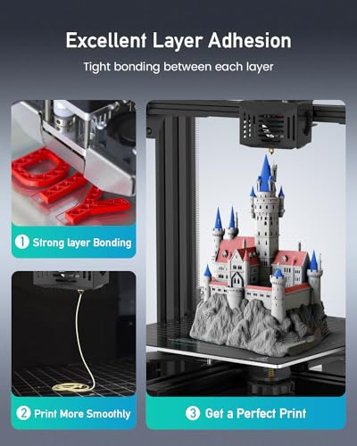 SUNLU PETG Filament 1.75mm - Black, Strong & Durable