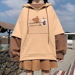 Kawaii Dinosaur Bunny Hoodie for Teens