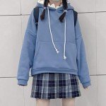 Cute Shark Hoodie Kawaii Plush Animal Sweatshirt