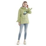 Kawaii Frog Hoodie Pullover for Teens and Women