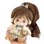 Kawaii 20cm Plush Doll with Cute Outfit
