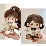 Kawaii 20cm Plush Doll with Cute Outfit