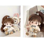 Kawaii 20cm Plush Doll with Cute Outfit