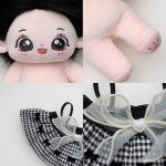 Kawaii 20cm Skeleton Plush Doll for Girls