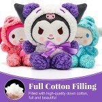 Kawaii 3-Pack Anime Plush Dolls for Kids