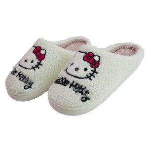 Kawaii Cat Plush Slippers for Women